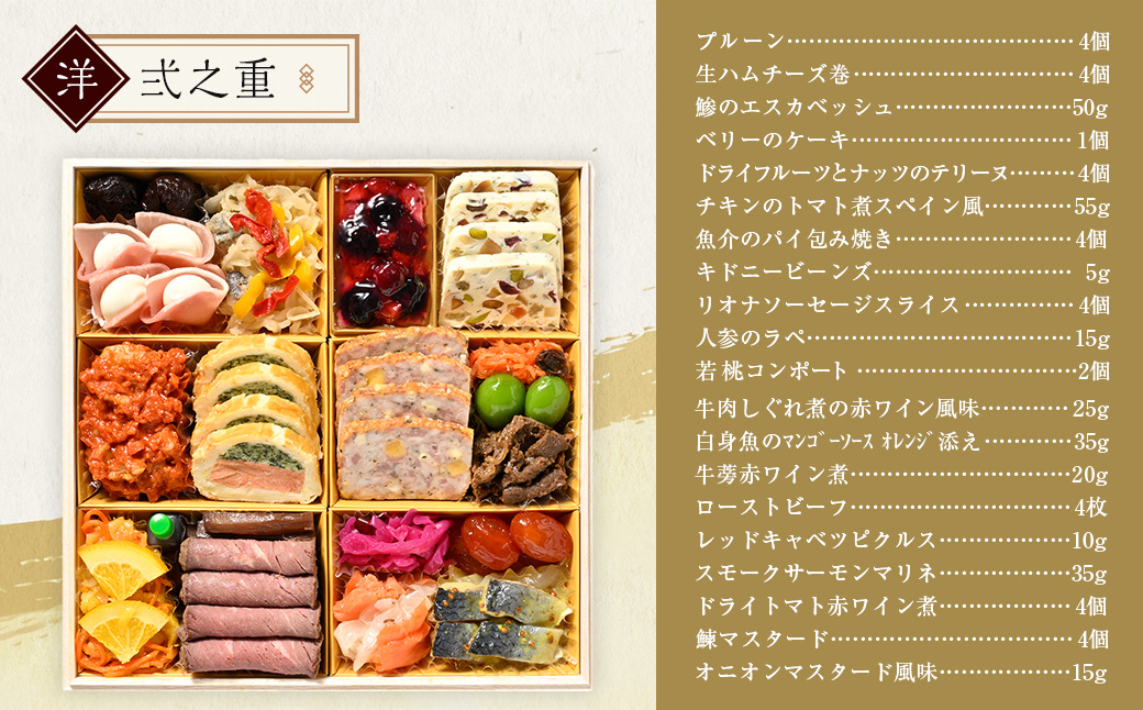 北のシェフオリジナル御節 匠