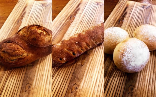 【簡易包装】三ツ星 ベーコン ＆道産 小麦 パン セット  卵不使用 北海道 北広島市