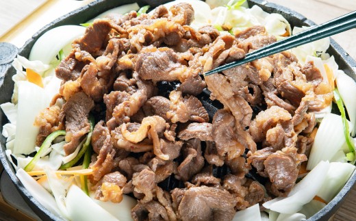 【12回定期便】 すりおろし生姜が自慢のラムジンギスカン（約370g×2パック）