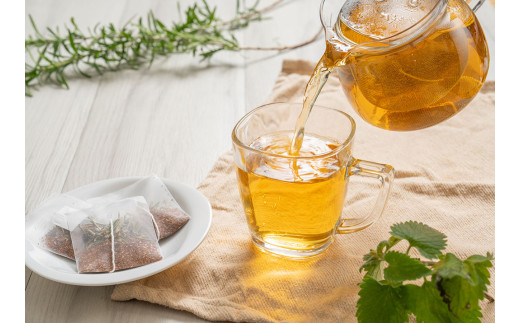 朝摘みハーブのブレンドティーON&OFF（エゾウコギ×和のハーブ）、（有機ルイボス×ハーブ） ハーブ ティー 茶 癒し 日本製 健康茶 安らぎ tea 北海道 北広島市 オフィス 家庭 香り 朝摘み ブレンドティ リフレッシュ リラックス