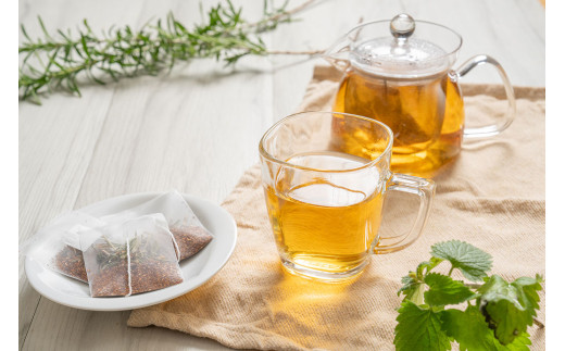 朝摘みハーブのブレンドティー OFFセット（有機ルイボス×ハーブ）、（ほうじ茶 × ハーブ） ハーブ ティー 茶 癒し 日本製 健康茶 安らぎ tea 北海道 北広島市 家庭 香り