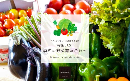 有機JAS認定　季節の野菜詰め合わせ～有機野菜セットB～