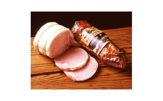 【簡易包装】薪・炭火仕上げハム・焼豚 H-2-k〈560g〉ハム 豚肉 肉