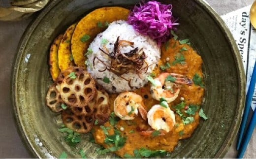 エビココナッツカレースパイスキット4人分×3個 合計12人分セット