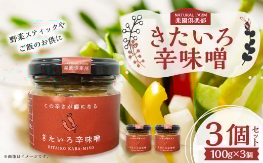 きたいろ辛味噌 3個セット