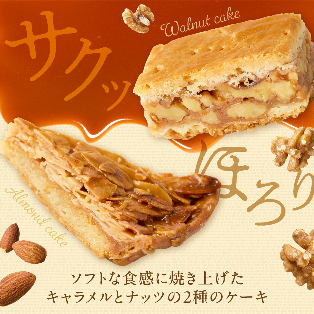 700006001 くるみとアーモンドケーキセット