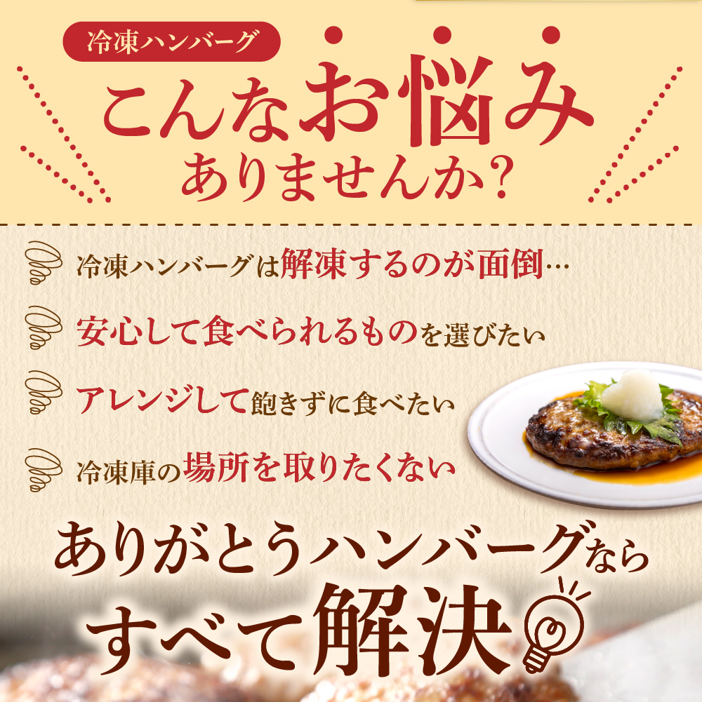 【定期便4回】北海道産ありがとうハンバーグ(90g×12個)定期便_is002-061-999