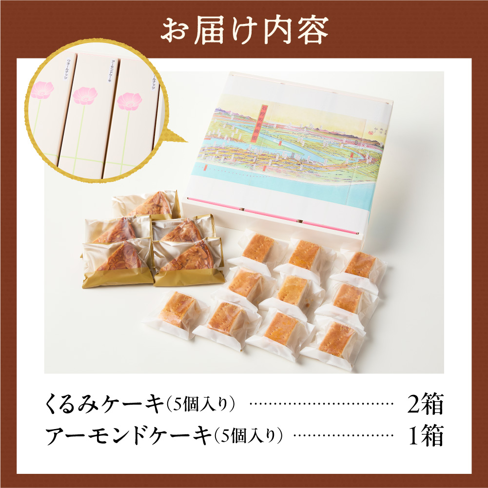 700006001 くるみとアーモンドケーキセット