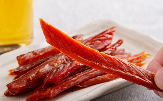 北海道産　燻製鮭とば300g HOKAG002