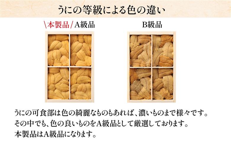 【12/16までの寄附で年内配送】「うにむらかみ」無添加生うに　木箱　150g HOKT005