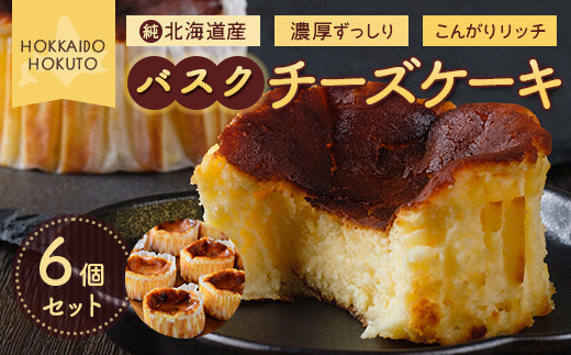 バスクチーズケーキ6個セット HOKU005