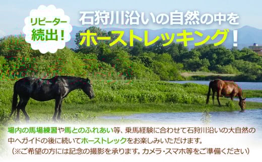 【4-45-177】石狩ホーストレック　体験乗馬