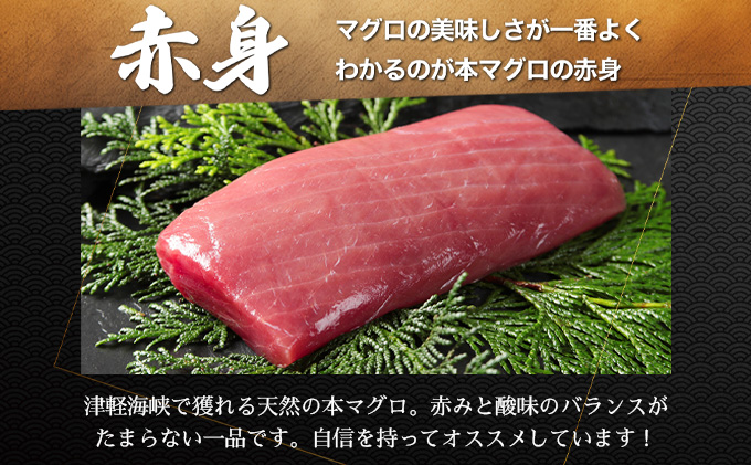 天然本マグロ中トロ＆赤身二種盛りMATB006