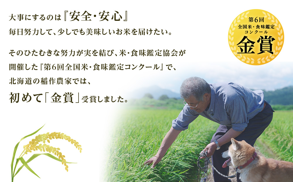【令和7年産新米予約】【定期便6回】ふっくりんこ 2kg 《杉本農園》 お米 こめ 北海道米 北海道産米
