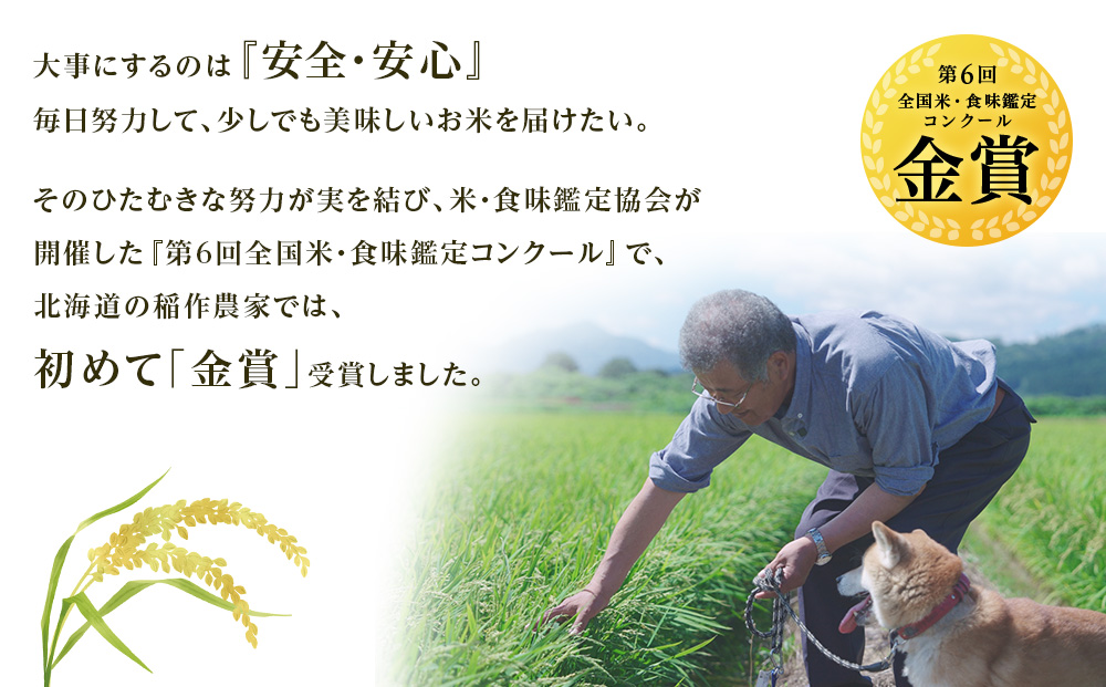 【令和7年産新米予約】【定期便12回】ふっくりんこ 4kg 2kg×2《杉本農園》 お米 こめ 北海道米 北海道産米