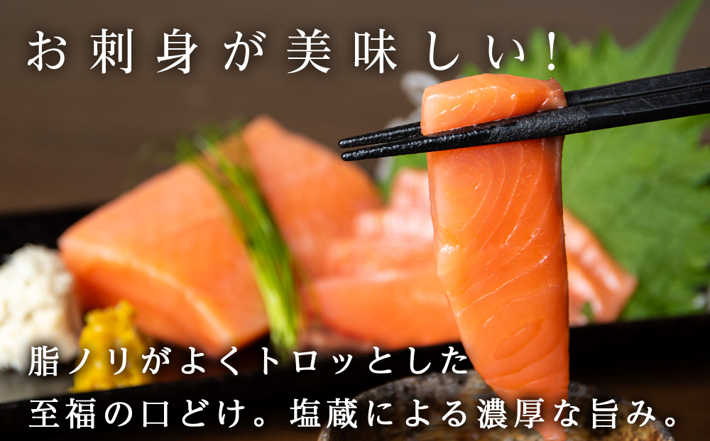 【2026年2月発送】【先行予約】ロイヤルサーモン 1㎏ トラウトサーモン 小分け 刺身 サーモン 鮭 海鮮 魚 さけ