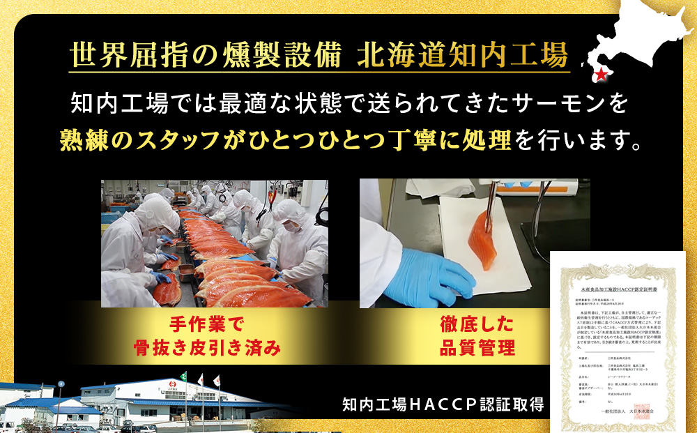 スモークサーモレットカマPN （加熱用）TB 1kg ＜三洋食品＞