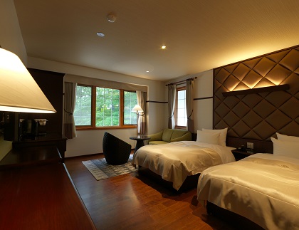 函館大沼鶴雅リゾートエプイ1泊2食付+貸切ランチクルーズ付ペア宿泊券スタンダードツイン NAF004