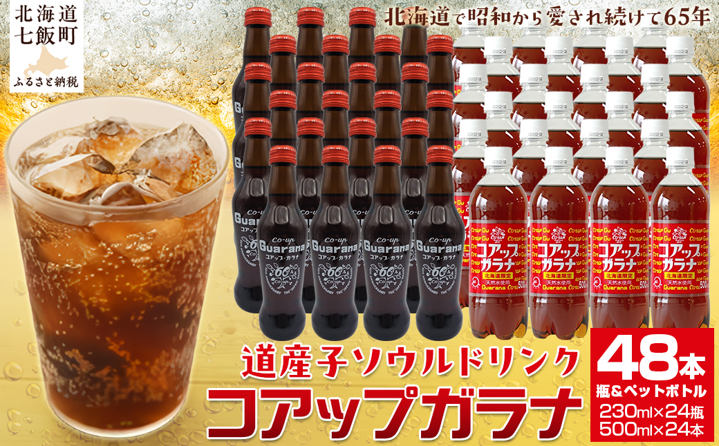 コアップガラナ48本セット 道産子ソウルドリンク！ファンに大人気！ NAQ001