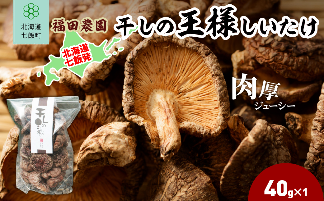 干しの王様しいたけ 40g×1袋 NAT007