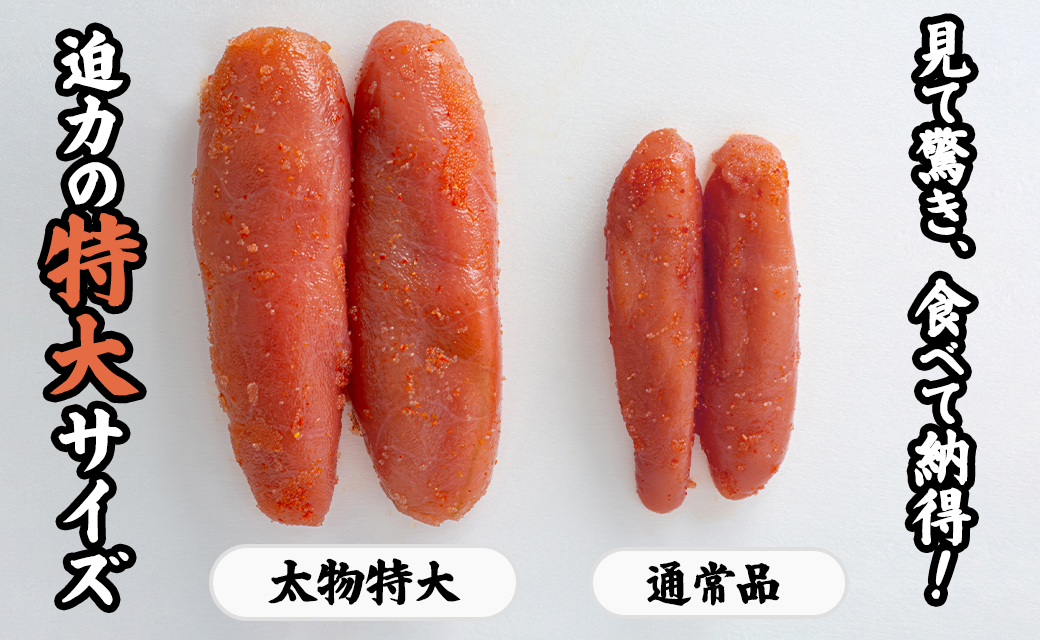 【丸鮮道場水産】 北海道産 明太子太物特大 750g めんたいこ