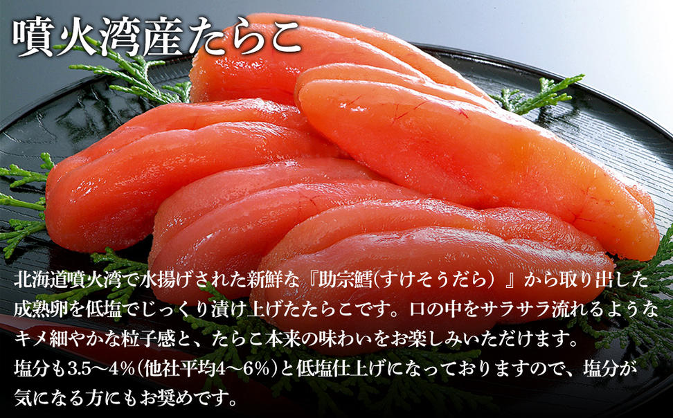 丸鮮道場水産 噴火湾のおくりものセット 900g 噴火湾産たら