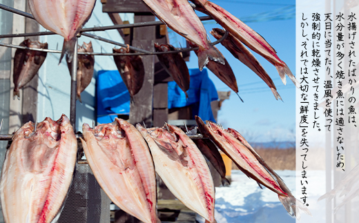 【北海道産】 焼き魚 3種セット 干物 ホッケ半身 ホッケ開