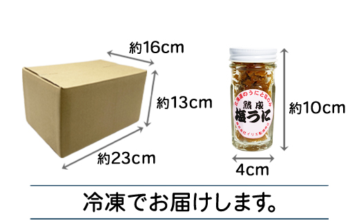 北海道のウニだけで作った甘塩うに 60g (60g×1) キタムラサキ