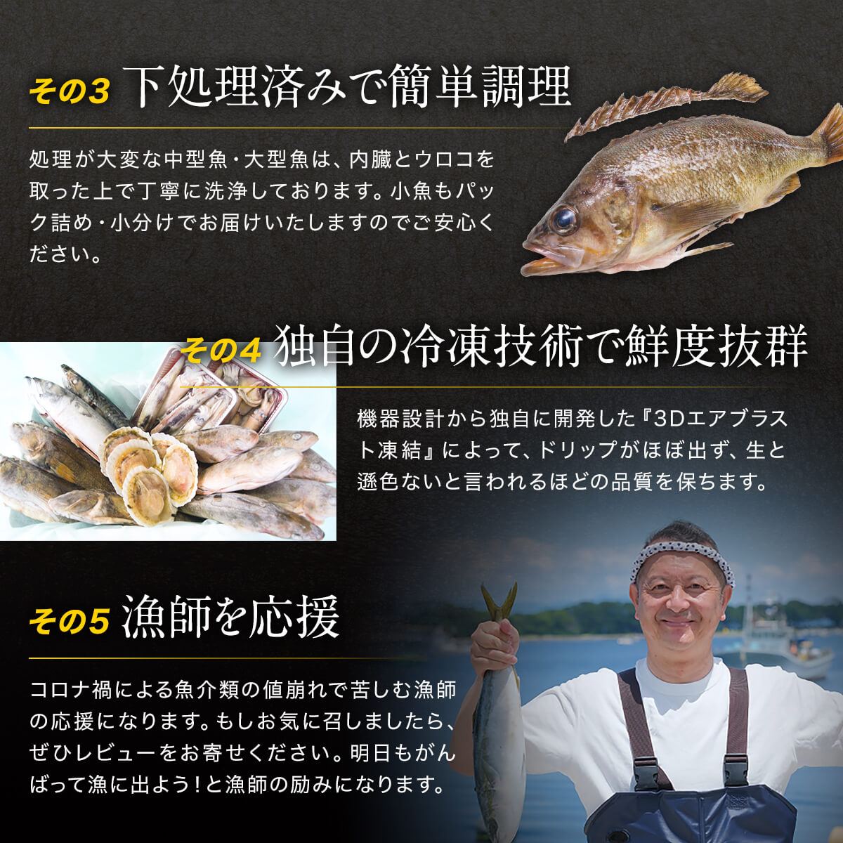【2025年12月下旬発送】北海道 冷凍鮮魚セット 最大4.5kg 「漁