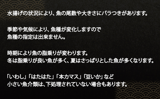【2026年3月下旬発送】北海道産 冷凍鮮魚セット 最大3.2kg 「