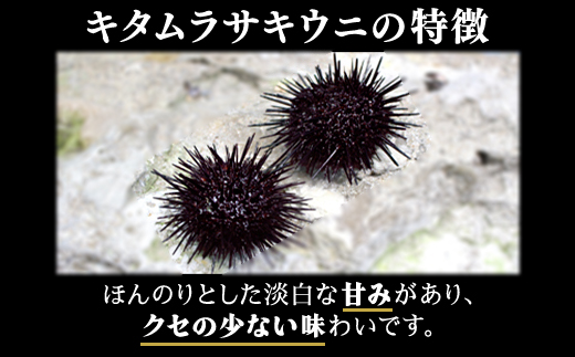 北海道のウニだけで作った甘塩うに 60g (60g×1) キタムラサキ