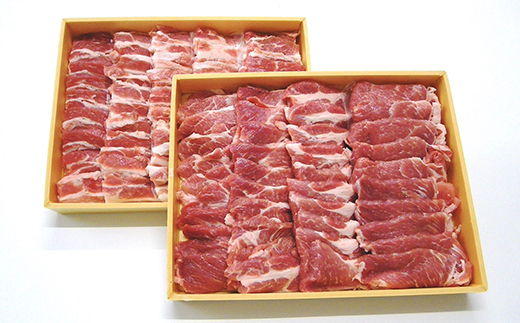 『定期便』森町ポーク焼肉セット（900g）全2回 ＜道産ネットミツハシ＞ 森町 豚肉 ロース バラ 焼肉 セット ふるさと納税 北海道 mr1-0024