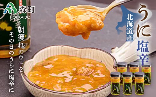 うに塩辛50g×6＜海鮮問屋　株式会社　瑞宝＞ 森町 うに塩辛 うに 塩辛 雲丹 海産物 ふるさと納税 北海道 mr1-0516