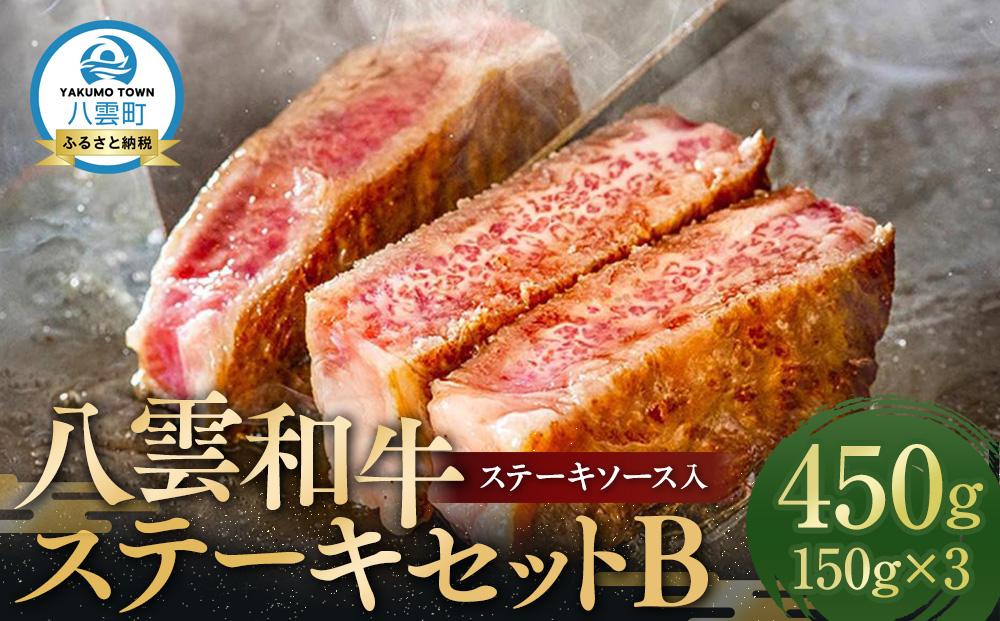 八雲和牛 ステーキセットB(ステーキソース入) 肉 お肉 にく 牛 牛肉 肉セット ステーキセット ステーキ 食品 グルメ お取り寄せ お取り寄せグルメ    八雲町 北海道   】