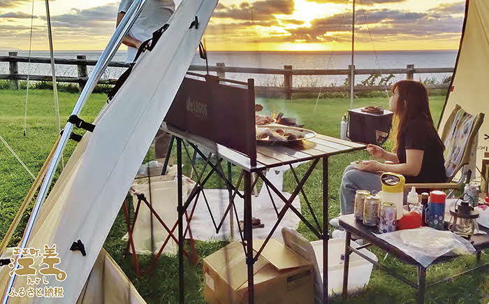 《かもめ島マリンピング2025》手ぶらCAMP利用券［2名分］　サマーキャンプ　テント設置済　機材一式レンタル　利用人数追加可能　炭起こしサポート　海鮮BBQディナー　アクティビティ　マリンスポーツ　SUP　シュノーケリング　海水浴　釣り　檜山道立自然公園特別エリア