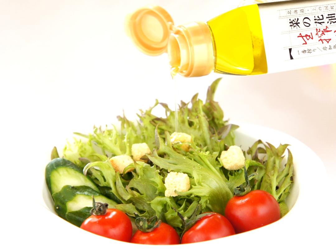 無添加・無調整 生一番搾り菜の花油（100g×3本）　キザキノナタネ　菜種　無農薬　なたね油　手造り　コールドプレス　オレイン酸　調味料　北海道産