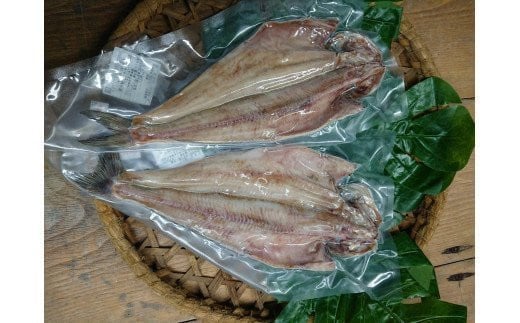 悦丸小林水産の天日干し真ホッケ（2Lサイズ×2枚）　ほっけ開き　ホッケ開き　𩸽開き　海産物　魚介類　冷凍