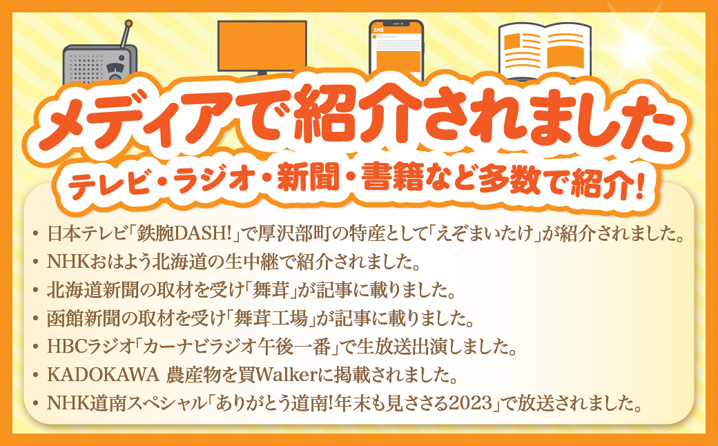 北海道厚沢部町産 業務用えぞ舞茸（バラタイプ）500g×4個 ASM006