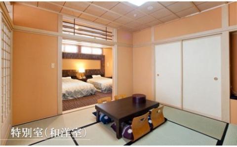 ＜光林荘 特別室プラン(大人2名 1泊2日 2食付き)＞乙部温泉郷 宿泊券 和洋室タイプ ホテル 温泉旅館 天然温泉 源泉かけ流し 源泉100％ 温泉 北海道 乙部町 道南旅  自然 地元食材 癒し くつろぎ