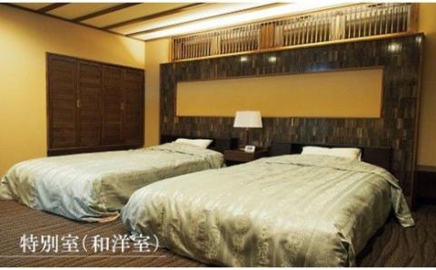 ＜光林荘 特別室プラン(大人2名 1泊2日 2食付き)＞乙部温泉郷 宿泊券 和洋室タイプ ホテル 温泉旅館 天然温泉 源泉かけ流し 源泉100％ 温泉 北海道 乙部町 道南旅  自然 地元食材 癒し くつろぎ