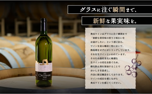 奥尻ワインメルロー（白）750ml OKUM016