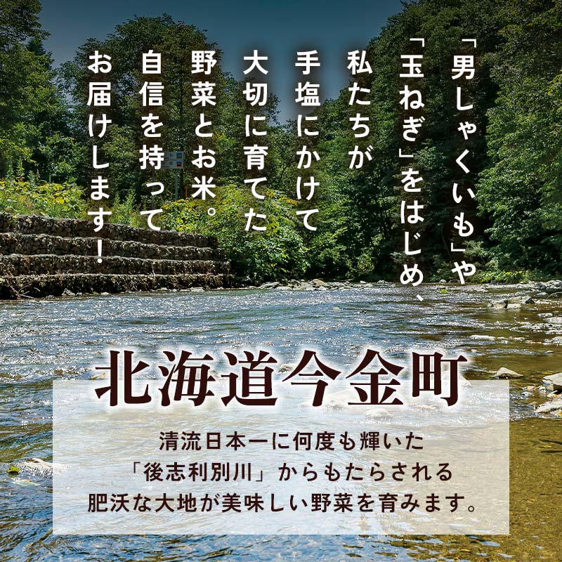 北海道産旬のこだわり野菜とお米1年定期便 男爵 玉ねぎ ふっくりんこ 軟白長ネギ アスパラ ななつぼし ミニトマト ブロッコリー 野菜 米 旬 F21W-490