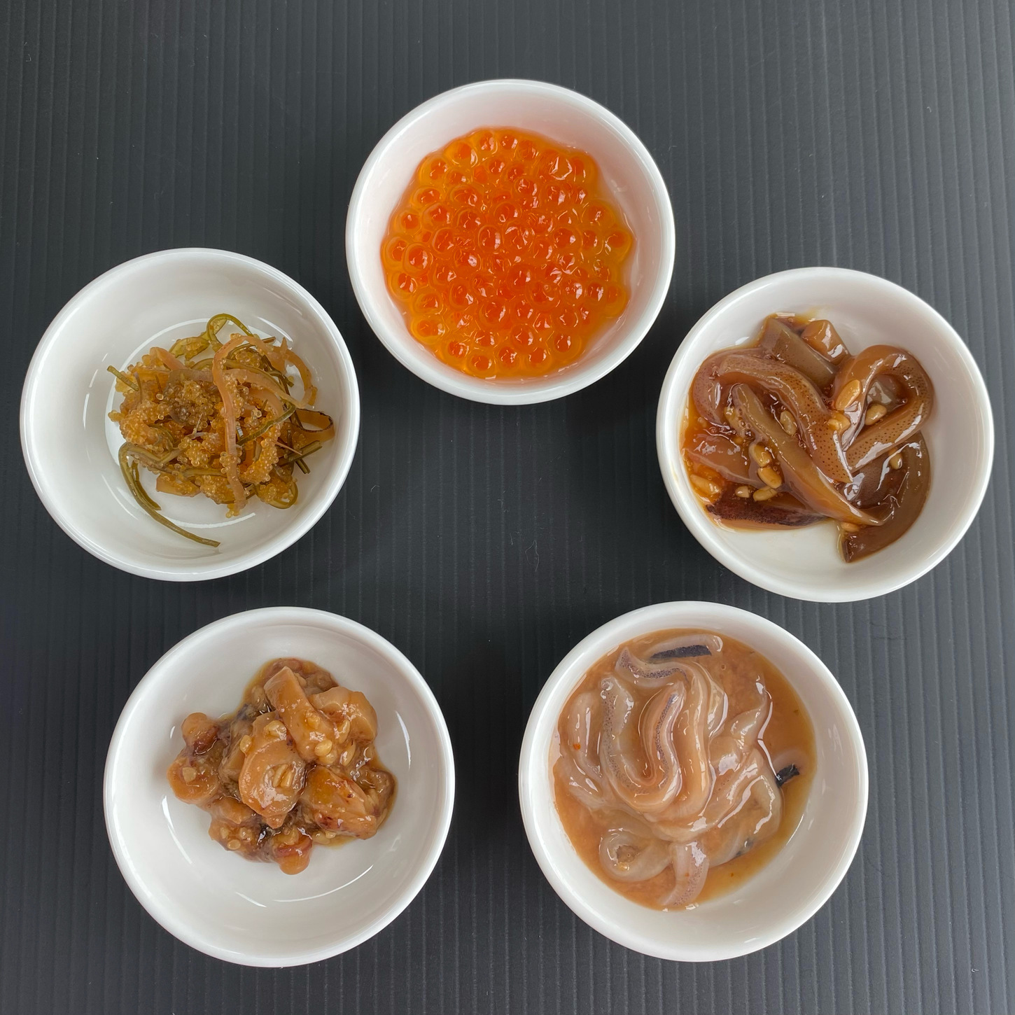 【北海道産生珍味詰め合わせ】船長の海鮮たまて箱A 5種詰め合わせ いくら醤油漬 松前漬 いか三升漬 いか塩辛 たこ三升漬 冷凍 海鮮 せたな町 ふるさと納税