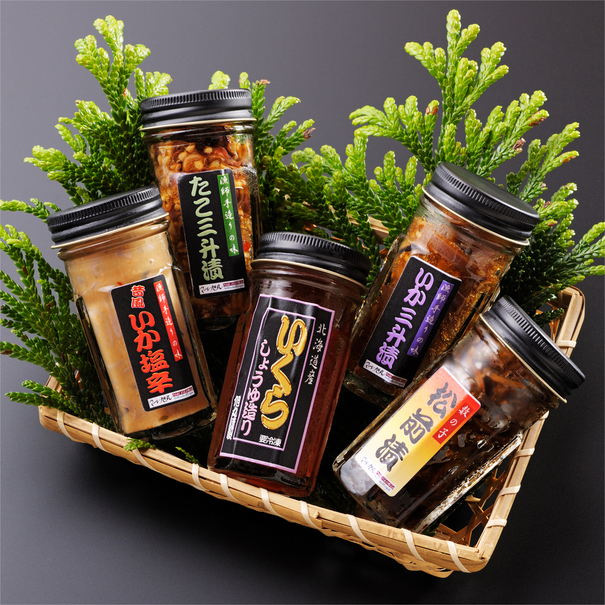 【北海道産生珍味詰め合わせ】船長の海鮮たまて箱A 5種詰め合わせ いくら醤油漬 松前漬 いか三升漬 いか塩辛 たこ三升漬 冷凍 海鮮 せたな町 ふるさと納税