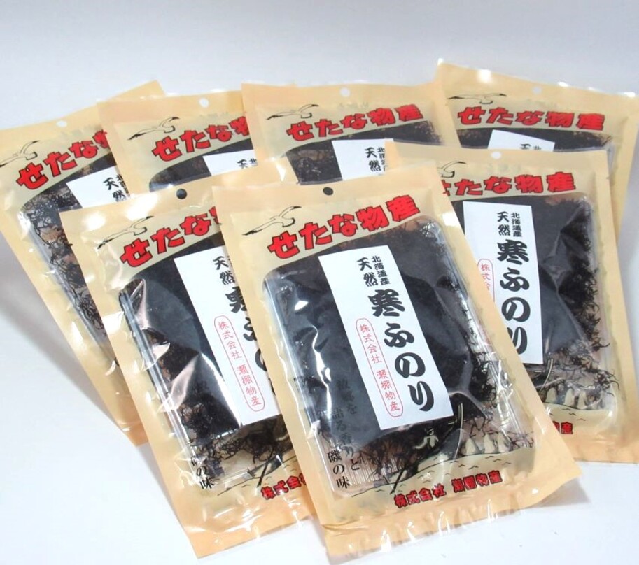 【天然の自然食品】北海道産 寒ふのり 7袋セット 天日干し 海鮮 味噌汁 酢の物 サラダ せたな町 ふるさと納税