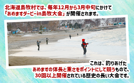 各部門共通　2025あめますダービーin島牧大会エントリー権と「あめます商品券」1000円分
