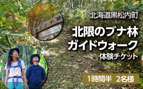黒松内町観光協会「北限のブナ林ガイドウォーク」(1時間半)２名様