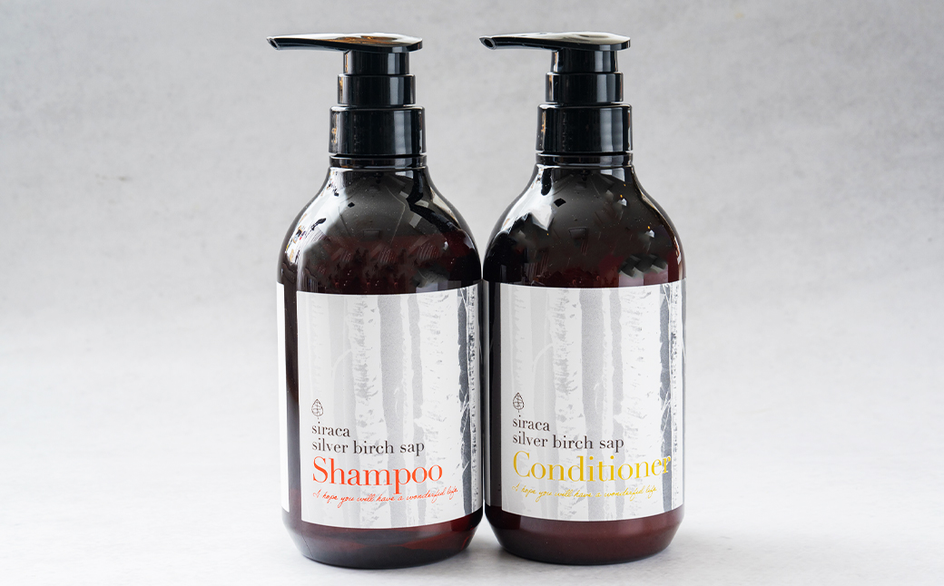 【1ヶ月毎 3回定期】シラカシャンプー、コンディショナーセット