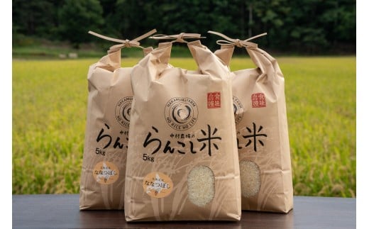 【令和7年産】有機JAS転換期間中有機農作物 らんこし産 ななつぼし 5kg