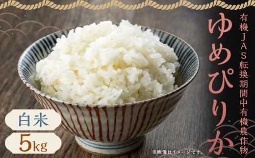 【令和7年産】有機JAS転換期間中有機農産物 らんこし産 ゆめぴりか 5kg